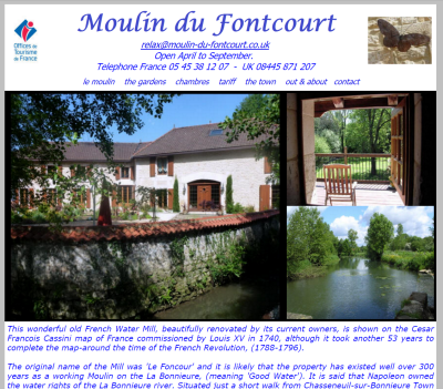 Moulin de Fontcourt - Gite